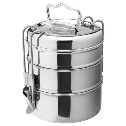 Stainless Steel Clip Tiffin Carrier